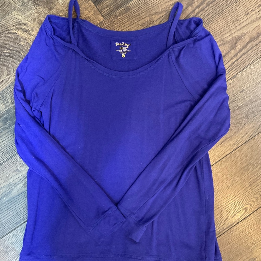 Lilly Pulitzer Royal Blue Long Sleeve Top